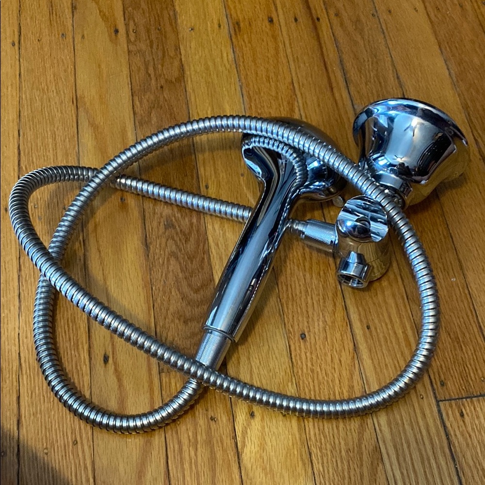 Chrome hand held & head Bathroom shower set Accessories new no box - Picture 8 of 11